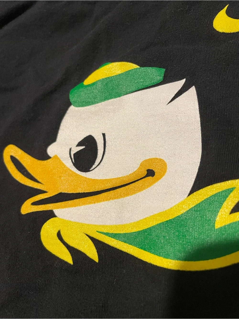 Oregon Ducks Toddler Boys Graphic Tee 4T Black Logo T-Shirt 100% Cotton